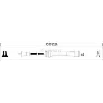 Kit de câbles d'allumage NIPPARTS J5383028