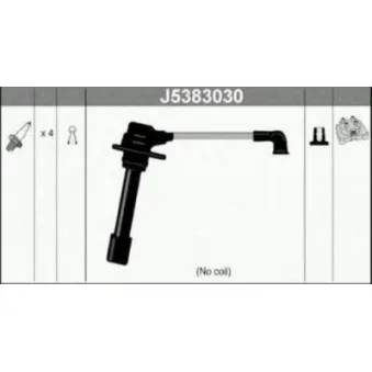 Kit de câbles d'allumage NIPPARTS J5383030