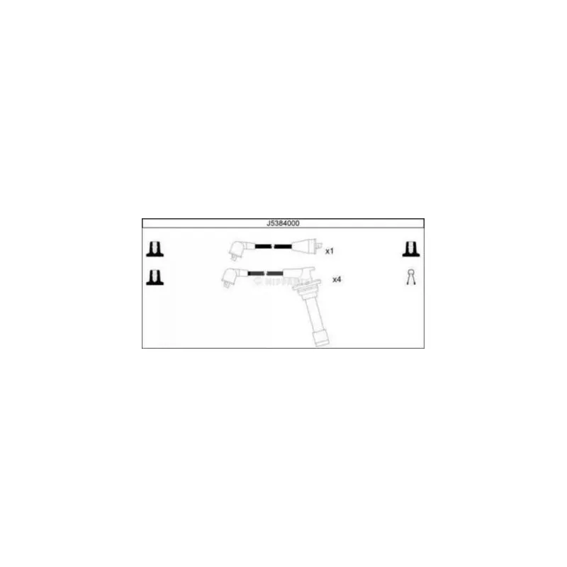 Kit de câbles d'allumage NIPPARTS J5384000