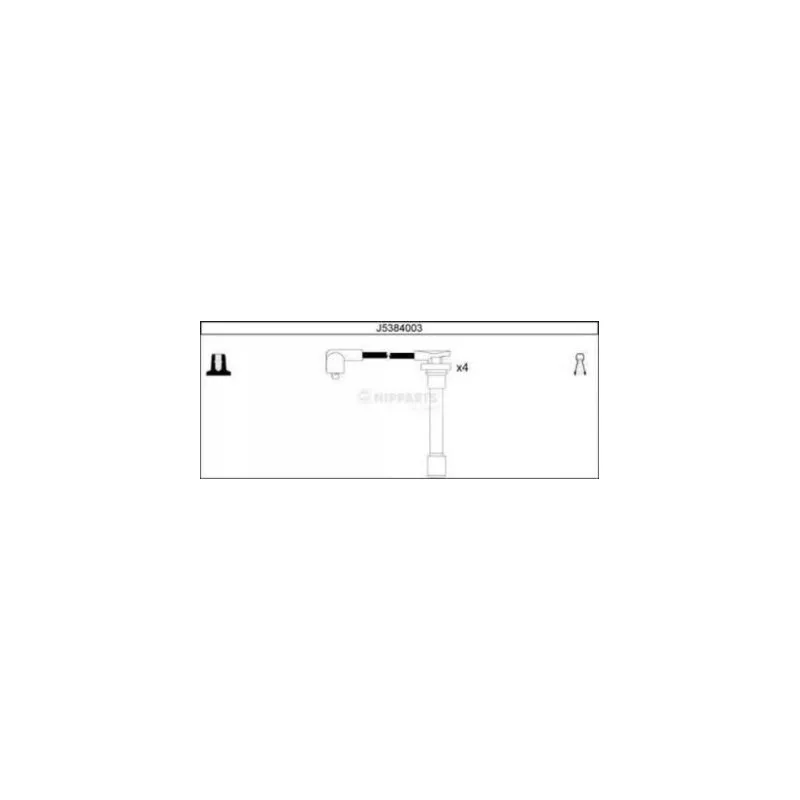 Kit de câbles d'allumage NIPPARTS J5384003