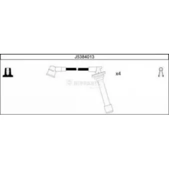 Kit de câbles d'allumage NIPPARTS J5384013