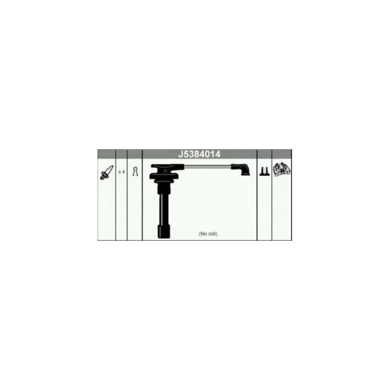 Kit de câbles d'allumage NIPPARTS J5384014