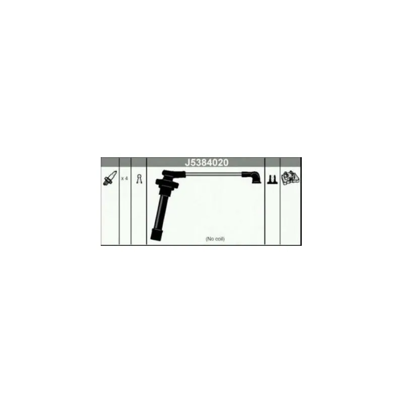 Kit de câbles d'allumage NIPPARTS J5384020