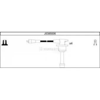 Kit de câbles d'allumage NIPPARTS J5385006