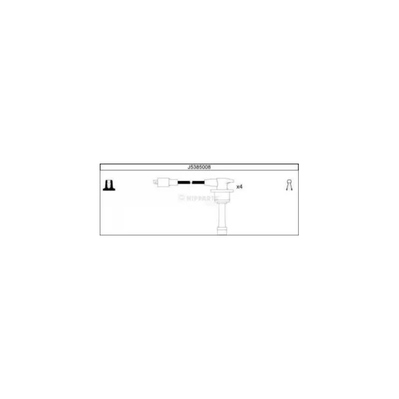 Kit de câbles d'allumage NIPPARTS J5385008