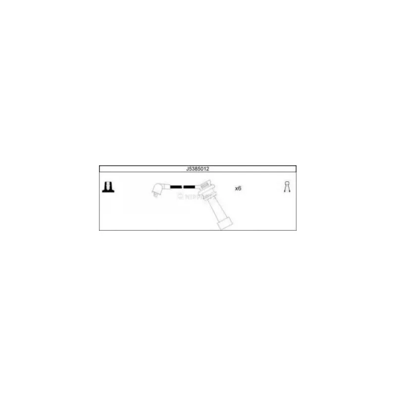 Kit de câbles d'allumage NIPPARTS J5385012