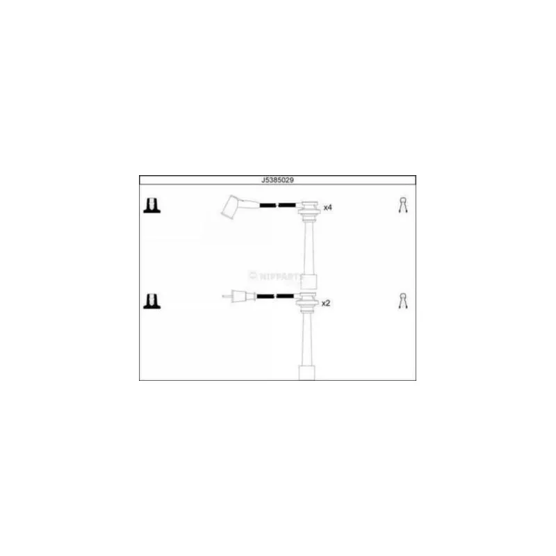 Kit de câbles d'allumage NIPPARTS J5385029