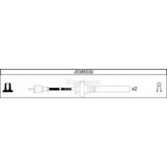 Kit de câbles d'allumage NIPPARTS J5385030