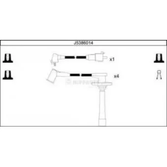 Kit de câbles d'allumage NIPPARTS J5386014