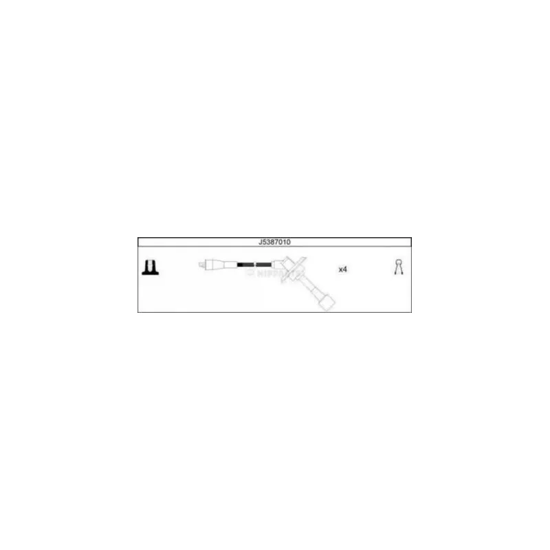 Kit de câbles d'allumage NIPPARTS J5387010