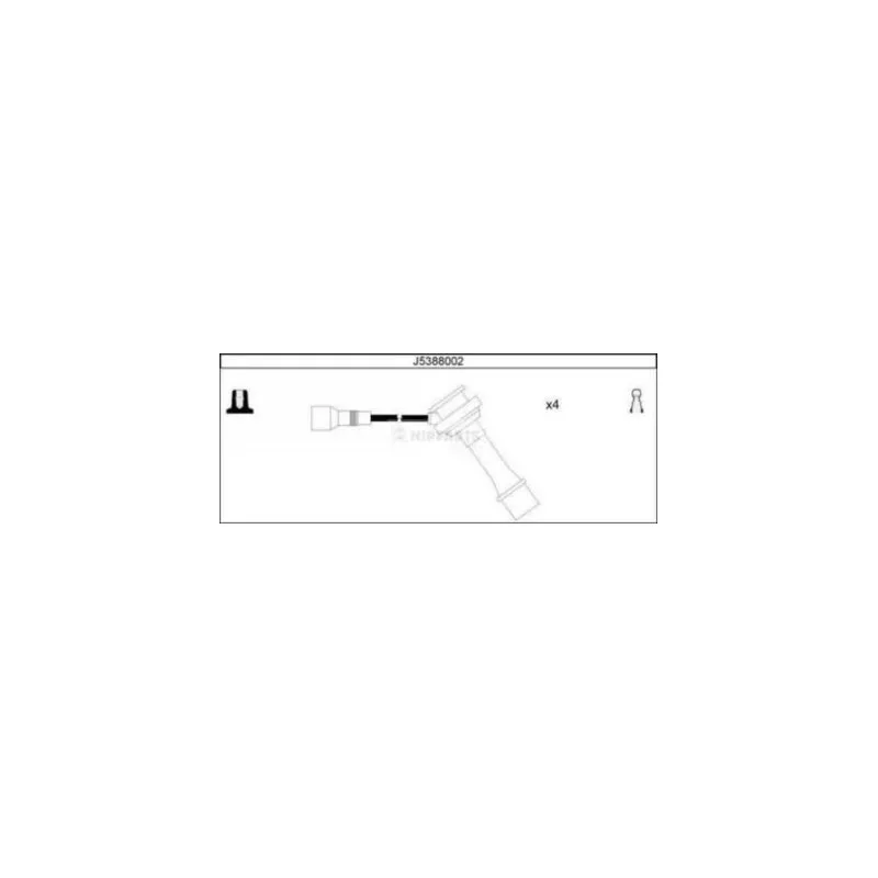 Kit de câbles d'allumage NIPPARTS J5388002