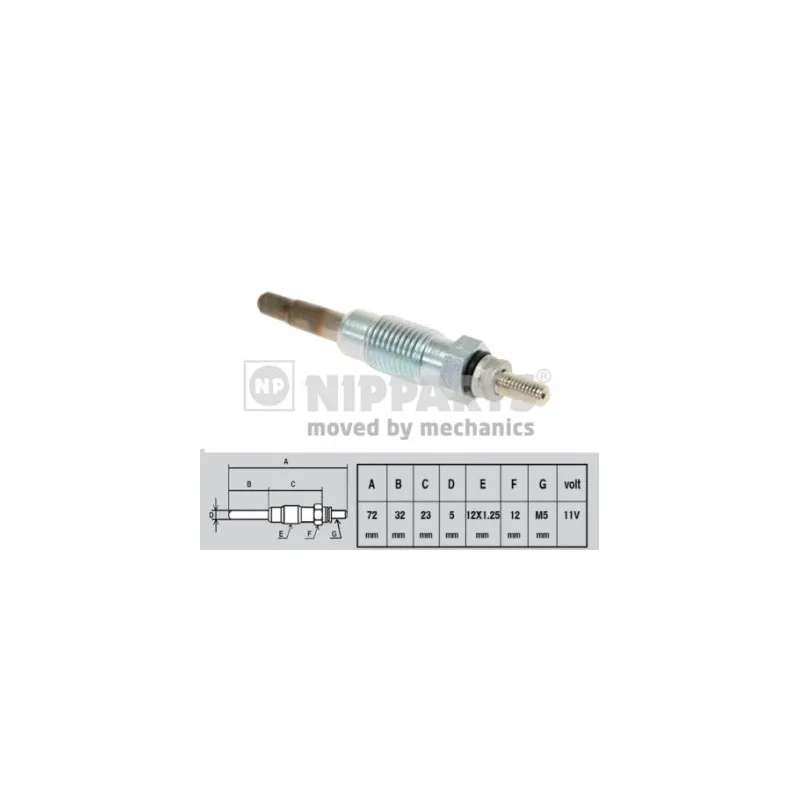 Bougie de préchauffage NIPPARTS J5710400