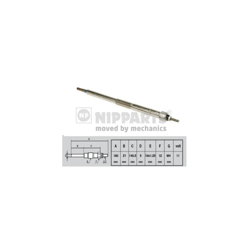 Bougie de préchauffage NIPPARTS J5711026