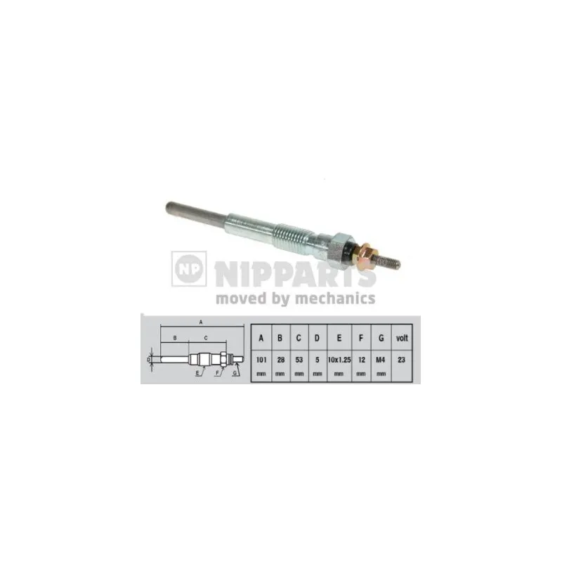 Bougie de préchauffage NIPPARTS J5712003