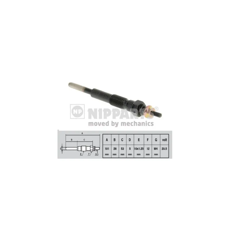 Bougie de préchauffage NIPPARTS J5712010