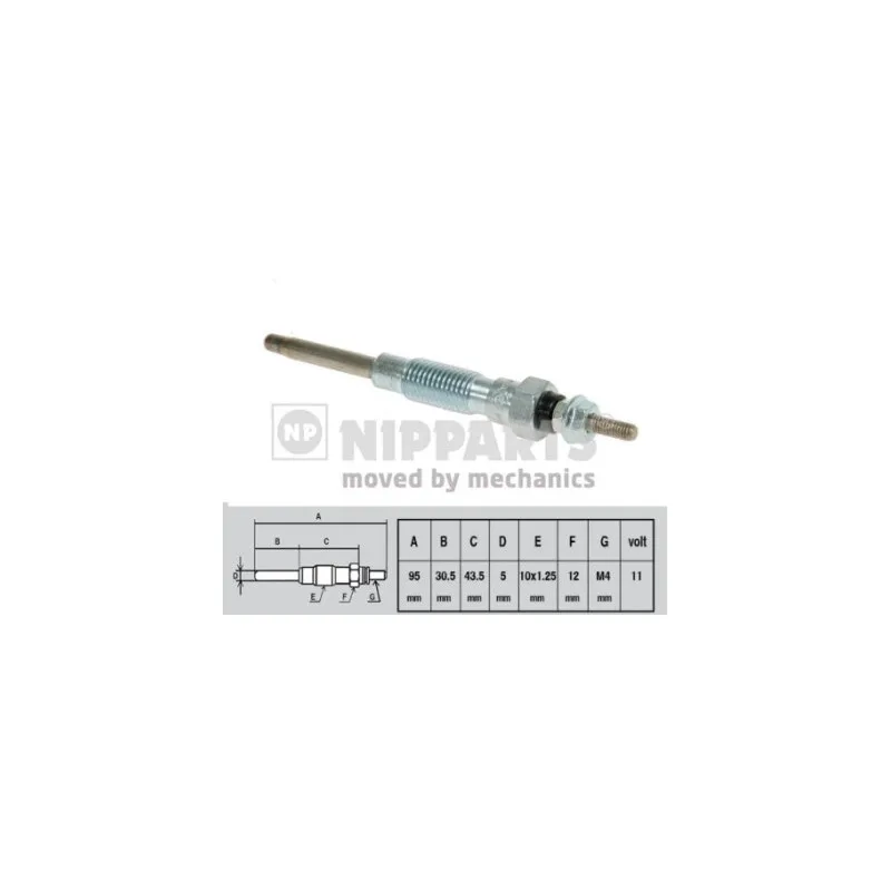Bougie de préchauffage NIPPARTS J5712018