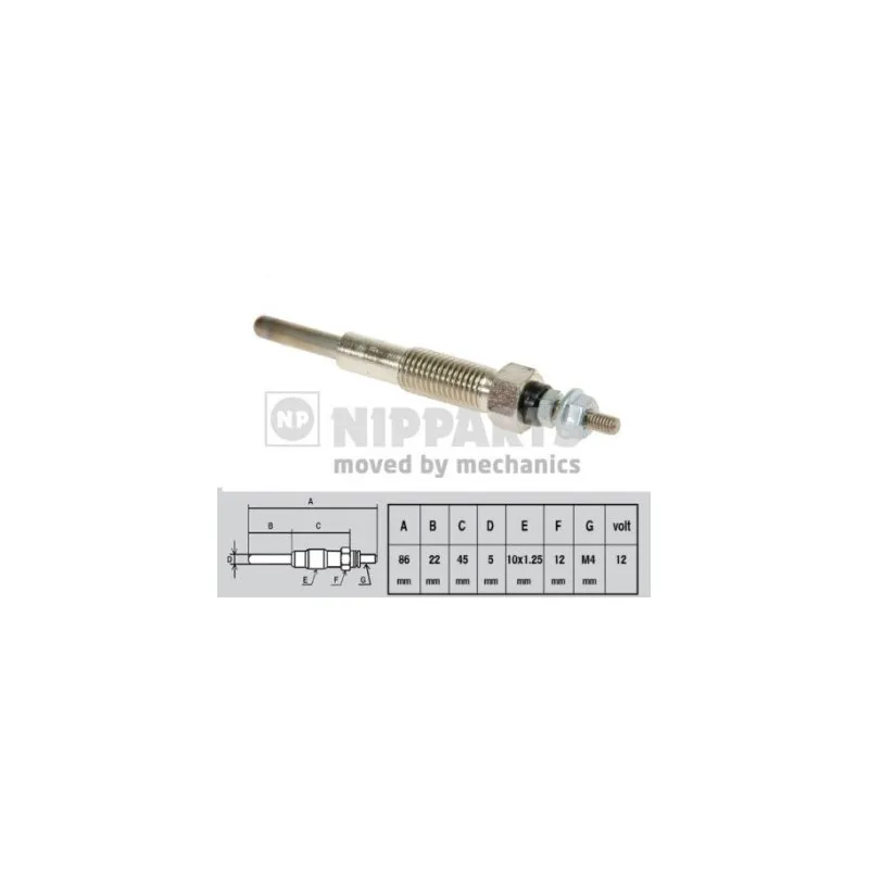 Bougie de préchauffage NIPPARTS J5713002