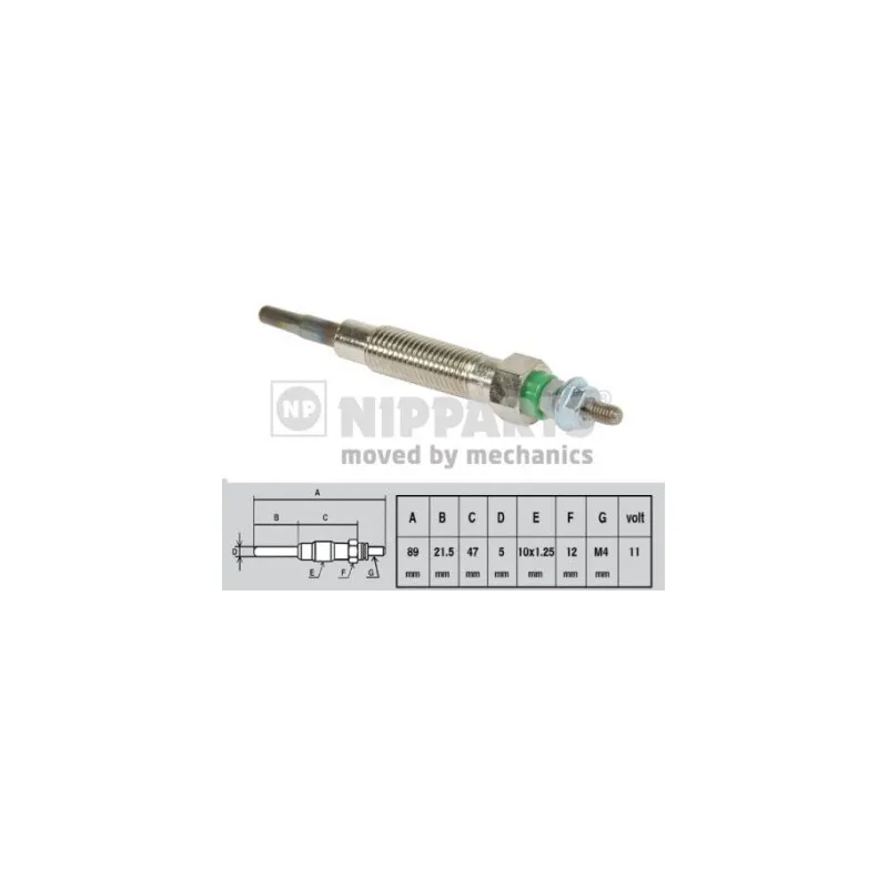 Bougie de préchauffage NIPPARTS J5715005