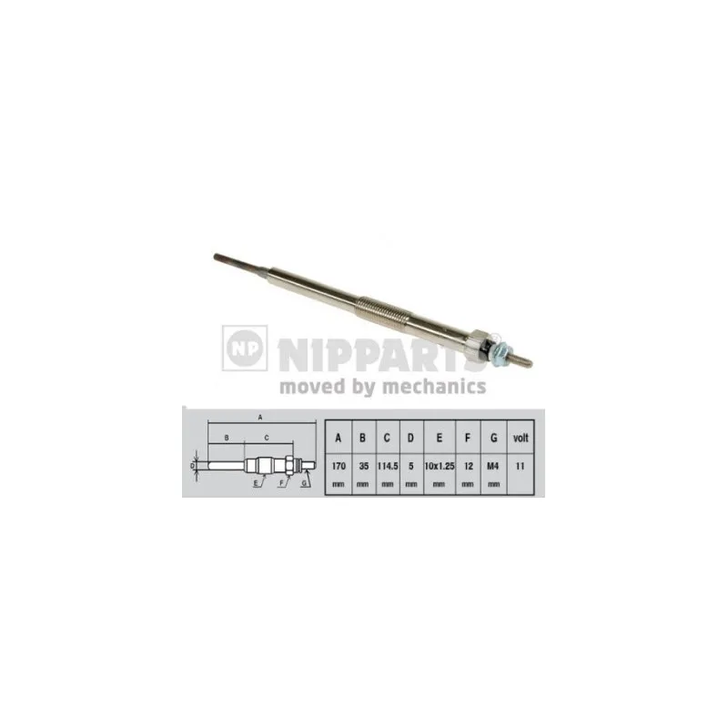 Bougie de préchauffage NIPPARTS J5715010