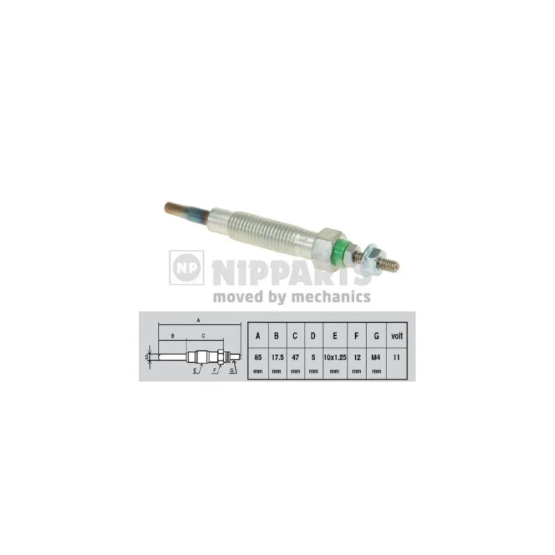 Bougie de préchauffage NIPPARTS J5715012