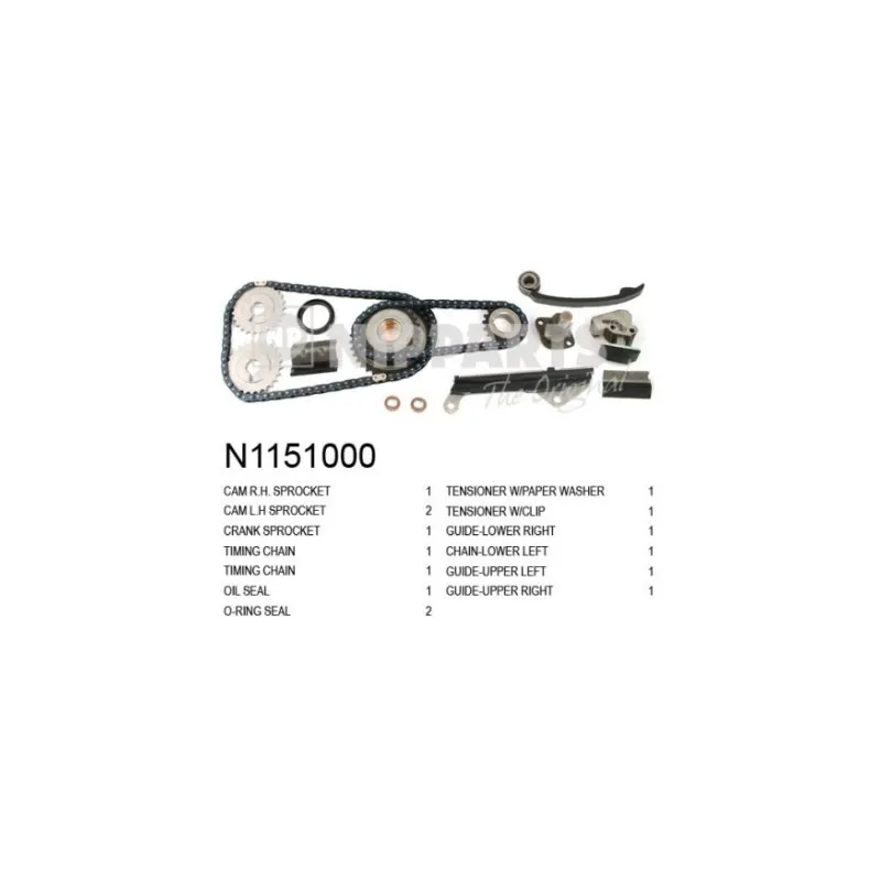 Kit de distribution par chaîne NIPPARTS N1151000
