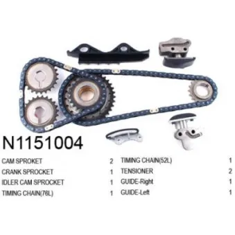 Kit de distribution par chaîne NIPPARTS N1151004