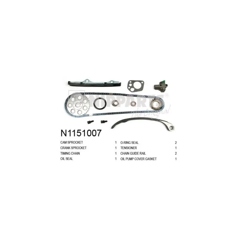 Kit de distribution par chaîne NIPPARTS N1151007