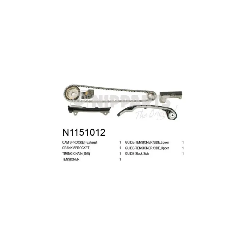 Kit de distribution par chaîne NIPPARTS N1151012