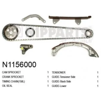 Kit de distribution par chaîne NIPPARTS N1156000