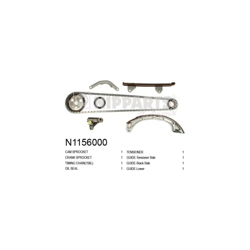 Kit de distribution par chaîne NIPPARTS N1156000