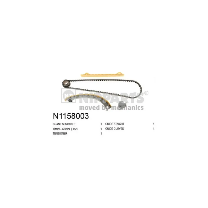 Kit de distribution par chaîne NIPPARTS N1158003