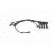 Kit de câbles d'allumage BOSCH 0 986 356 770 - Visuel 1