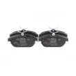 Jeu de 4 plaquettes de frein avant BOSCH 0 986 424 016 - Visuel 1