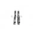 Jeu de 4 plaquettes de frein avant BOSCH 0 986 424 016 - Visuel 2