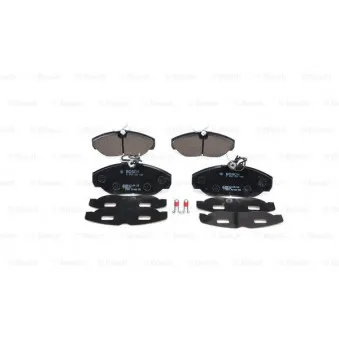 Jeu de 4 plaquettes de frein avant BOSCH 0 986 424 030