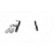 Jeu de 4 plaquettes de frein avant BOSCH 0 986 424 030 - Visuel 2