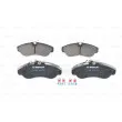 Jeu de 4 plaquettes de frein avant BOSCH 0 986 424 031 - Visuel 1