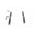 Jeu de 4 plaquettes de frein avant BOSCH 0 986 424 031 - Visuel 2