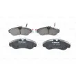 Jeu de 4 plaquettes de frein avant BOSCH 0 986 424 031 - Visuel 3