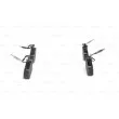 Jeu de 4 plaquettes de frein avant BOSCH 0 986 424 033 - Visuel 2