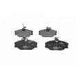Jeu de 4 plaquettes de frein avant BOSCH 0 986 424 033 - Visuel 3