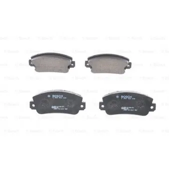 Jeu de 4 plaquettes de frein avant BOSCH 0 986 424 098