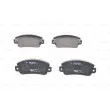 Jeu de 4 plaquettes de frein avant BOSCH 0 986 424 098 - Visuel 3