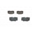 Jeu de 4 plaquettes de frein avant BOSCH 0 986 424 134 - Visuel 3