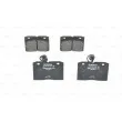 Jeu de 4 plaquettes de frein avant BOSCH 0 986 424 144 - Visuel 1