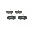 Jeu de 4 plaquettes de frein avant BOSCH 0 986 424 176 - Visuel 3