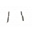 Jeu de 4 plaquettes de frein avant BOSCH 0 986 424 183 - Visuel 2