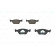 Jeu de 4 plaquettes de frein avant BOSCH 0 986 424 200 - Visuel 1