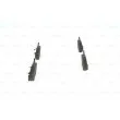 Jeu de 4 plaquettes de frein avant BOSCH 0 986 424 200 - Visuel 2
