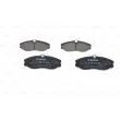 Jeu de 4 plaquettes de frein avant BOSCH 0 986 424 204 - Visuel 3